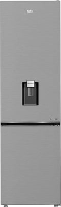 Beko B5RCNA406DHXB1, Kombinované chladničky s mrazákem, mrazák, 355 l celková kapacita, 203, 5 cm výška, No Frost & AeroFlow, dávkovač, Stříbrná