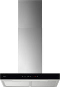 AEG GB67D61HL, Nástěnné digestoře, rozsah 6000 s ventilací 60cm - Krbová kapota se sklem - Výfukový a cirkulační, Stříbrná, 60cm, 74 dB