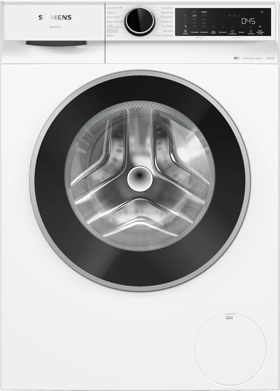 Siemens iQ500 WG54J20K1, Pračky, pračka, přední nakladač, 10 kg, max. 1400 ot. / min., Bílá, 51 kW, 50 l, 72 dB