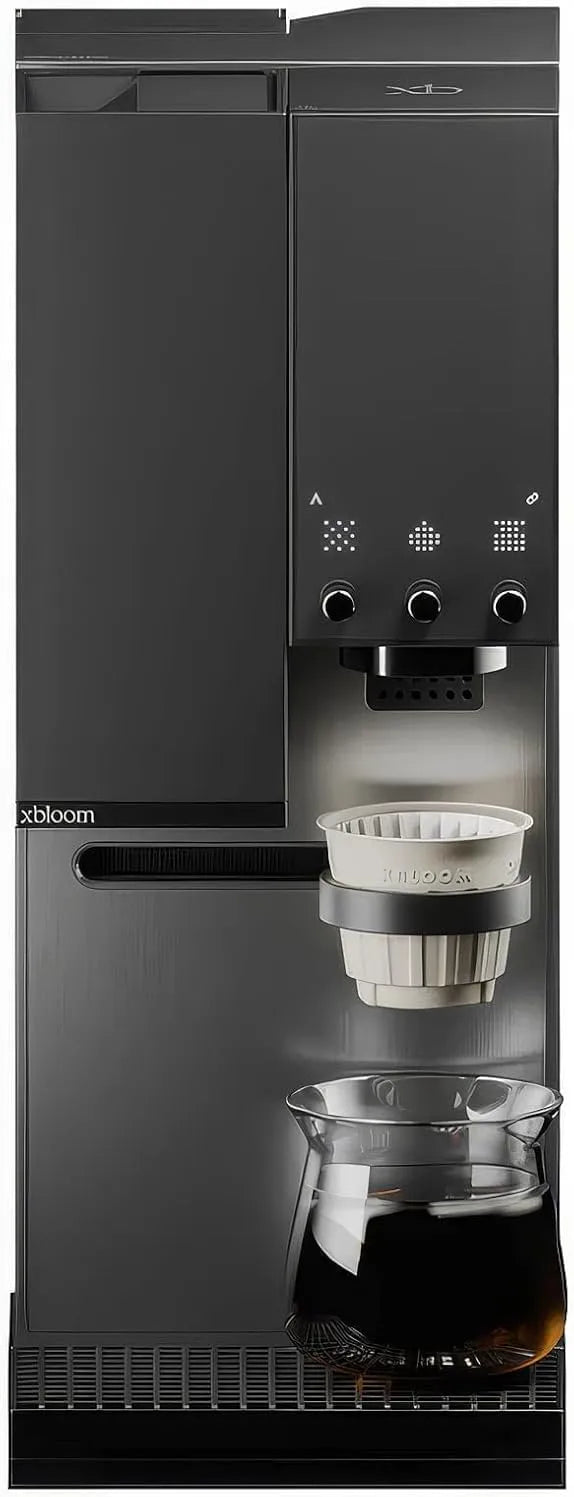 xBloom 3-in-1 220-240V, Kombinace espresso stroje a kávovaru, Studio - Plně automatický kávovar s integrovaným mlýnem, měřítkem a 3, Černá, 240V
