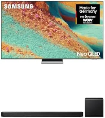 Samsung 5.1.2-Kanal-Soundbar QN85F, Televizory, Neo QLED 4K TV 65 palců (163 cm) Mini LED AI TV HW-Q810GF Q-série 5.1.2 kanál, Černá, QLED, 4K