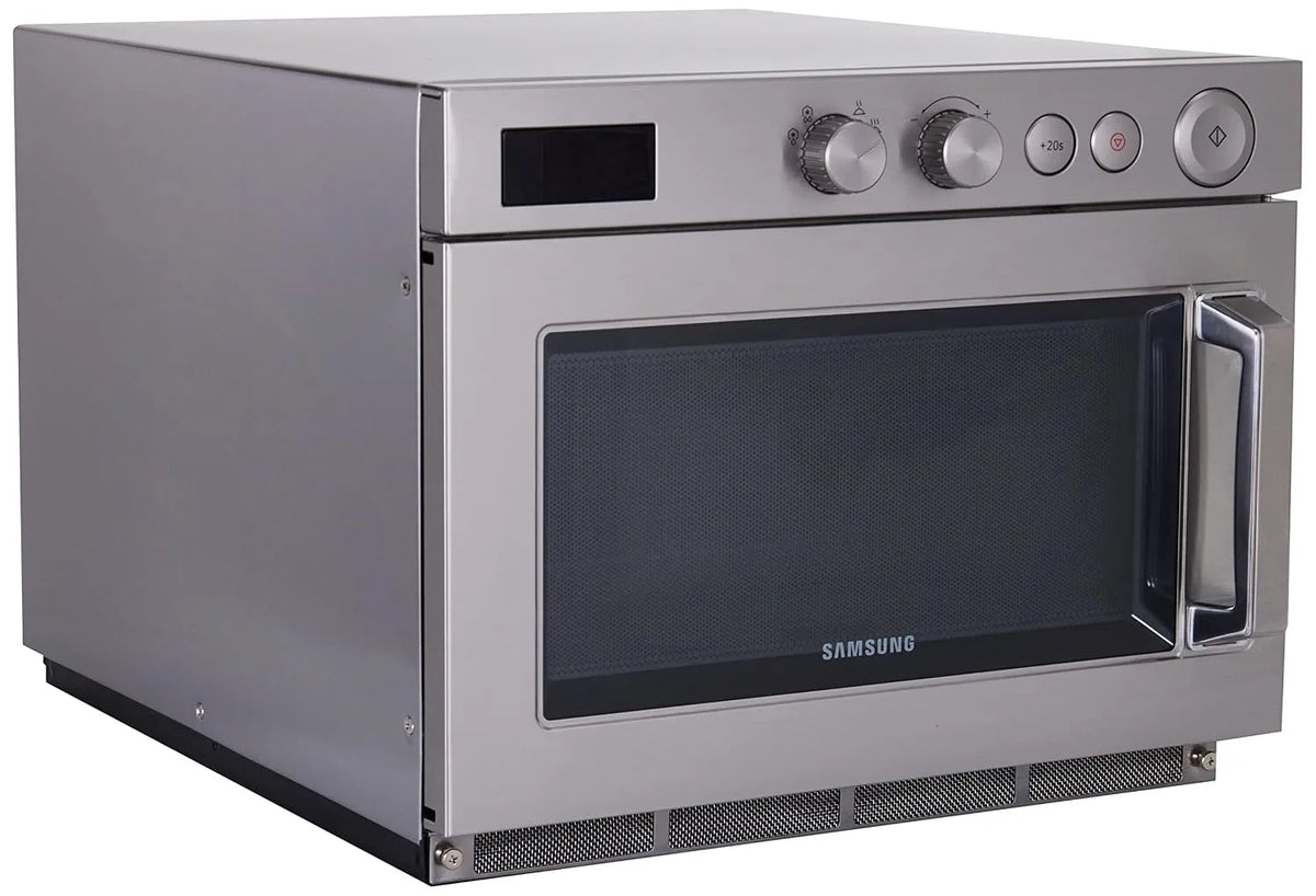 Saro MJ2651, Samostatné mikrovlnné trouby, SAMSUNG Mikrovlnná trouba pro catering - 26 L - 1500 W - 5 úrovní výkonu, Stříbrná, 26 L, 1500 W