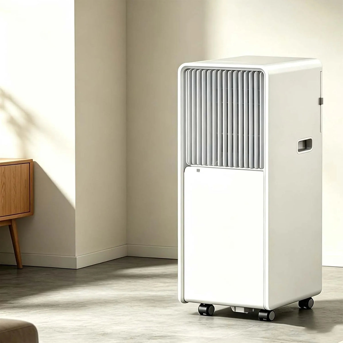 Generisch, Mobilní klimatizace, Přenosná klimatizace, mobilní měnič střídavého proudu s chlazením, ohřevem, Bílá, 4 v, 5000 BTU
