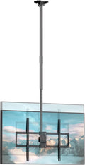 Putilsen Mount, Nástěnné a stropní držáky, TV strop montáž pro 50-100 palců ploché a zakřivené TV až 80kg, Černá, 80kg, 2100 mm, 200x200