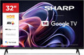 SHARP 32HF2265E 3235E, Televizory, 32 palců (80 cm) HD Google TV, Černá, 80 cm, 81 cm, 1366 x 768, 2x8