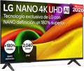 LG 43NU850B6LA NU85, Televizory, Smart TV Nano 4K UHD 43 palců, bez odrazy na 94%, Webos 26 AI Copilot, Černá, 6L, 4K, 2026L