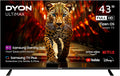 DYON 43F-TI, Přenosné televizory, ULTIMAX 43 palců Full HD Smart TV, Černá, Full HD, 60 Hz, 2 x 10, 200 x 200 mm