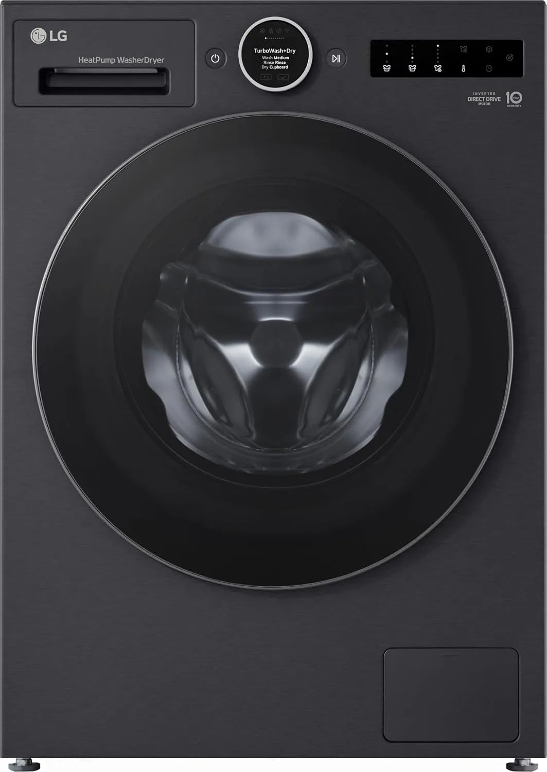 LG Waschen/6 HPWD116BA, Pračky, Tepelné čerpadlo Pračka Sušička (11 kg praní / 6 kg sušení, energetická třída, Černá, 6 L, 11 kg, 6 kg