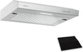 Klarstein, Nástěnné digestoře, Podstruktura podstavby pro dávkovací otvor SlimVent, 60 cm podstavba kapota, 178, Bílý / stříbrný, 60 cm, 52 dB