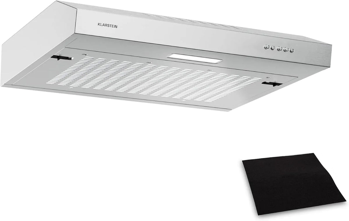 Klarstein, Nástěnné digestoře, Podstruktura podstavby pro dávkovací otvor SlimVent, 60 cm podstavba kapota, 178, Bílý / stříbrný, 60 cm, 52 dB