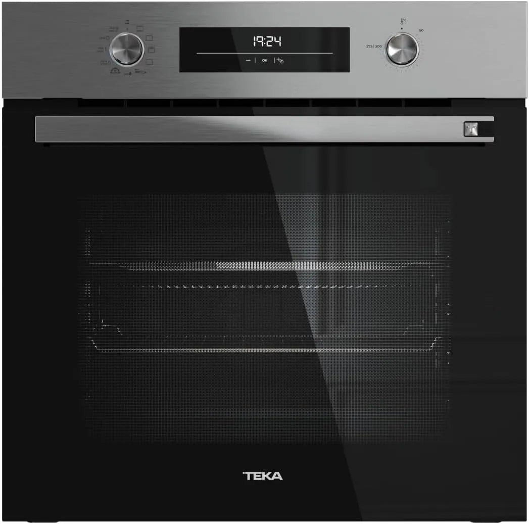 Teka, Trouby, Airfrie multifunkční trouba, HydroClean systém, 9 funkcí, 71 l, teleskopické, Černá, 60 cm, 70 l, 9 v
