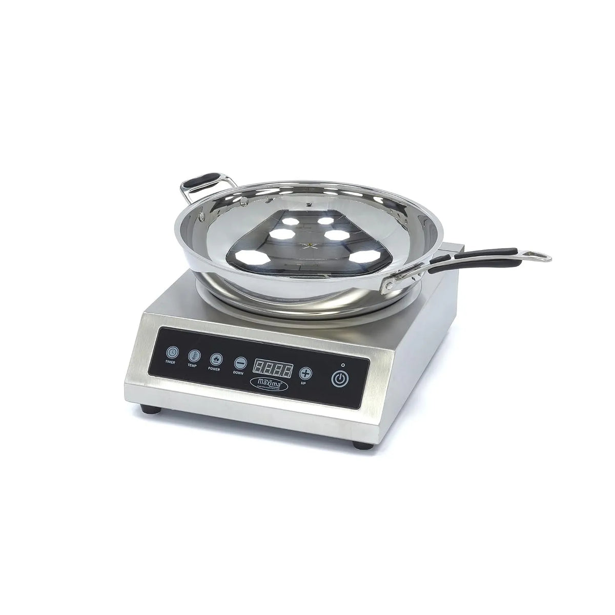 Maxima, Ostatní, s vlasovým povrchem, Catering-Induction-Wok-Brenner Professional 3500 W - Indukční sporák, Černá, 3500 W, 5, 8 kg, 30 kg