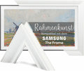 TV Guard 85-Zoll-TV-Rahmen, Ochranné prvky obrazovky TV, 85palcový TV rám pro Samsung Kompatibilní rám & Pro, Moderní bílá, vhodný pro TV, Bílá