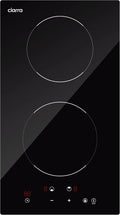 CIARRA AWGDBIH2, Varné desky, Built- in induction hob 2 Flame 3000W 9 teplotní úrovně Dotek ovládání časovač, Černá, 3000W