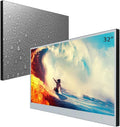 Soulaca WLM32BLS90, Televizory, 32 palců Smart Mirror koupelna TV Android 14.0, vodotěsný s Netflix, YouTube, Černá, 65 V, FULL HD, 1920 x 1080