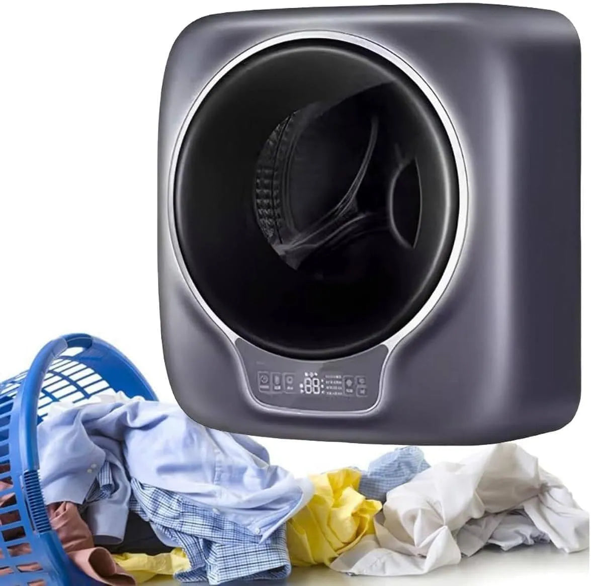 XDLYWUZIQ, Pračky, Pračka s nosností 3 kg, minipračka, bubnová pračka na stěnu, vysokoteplotní, Bílá, 3 kg, 45 dB, 58 dB, 100 W