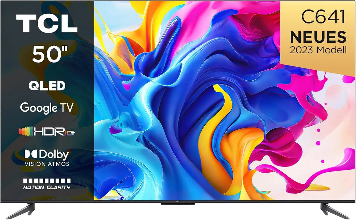 TCL DVB-T2/S2/C HDR10, Televizory, + C641 TV 50 palců (125cm) QLED 4K UHD, 120 Hz Gaming, Dolby Vision, Dolby, Černá, 125cm, QLED, 4K