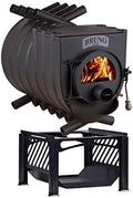 BRUNO, Ohnivzdorné pece, Pracovní pec Pyro V s varnou deskou - 25 kW horkovzdušné pece - Třída energetické, Černá, 25 kW, 86 x 67 x 130 cm